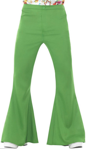 Green flared trousers mens - green,
