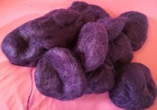 Unbranded Acrylic / Mohair Mix Yarn  in Dark Damson (330g)