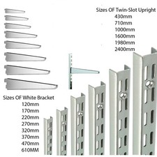 Twin slot shelving chrome - hd,