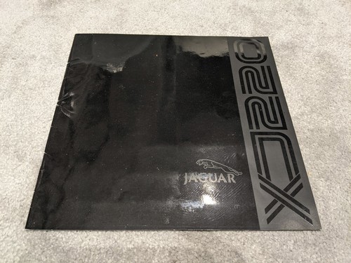 Jaguar xj220 sales brochure - jaguar,