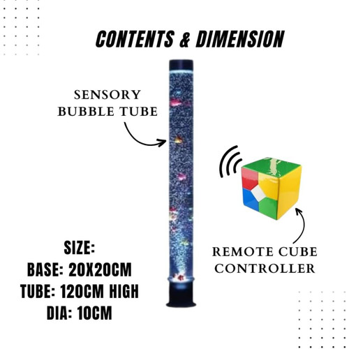 Bubble light tube colour - tube,