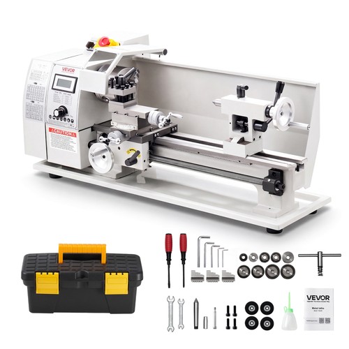 Vevor metal lathe 8x16 650w - metal,
