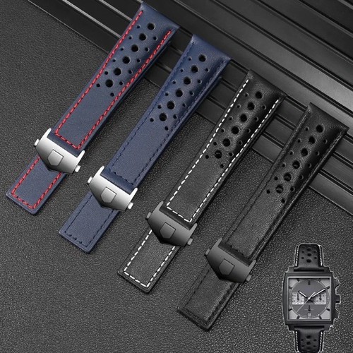 For monaco 22mm luxury leather - for,