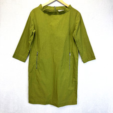 COS Green Cotton Shift Dress