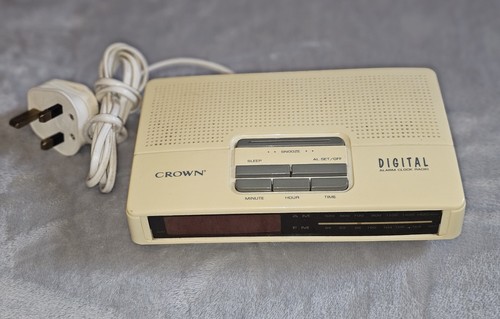 Crown digital alarm clock - crown,