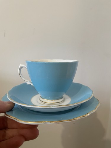 Colclough bone china blue tea - bone,