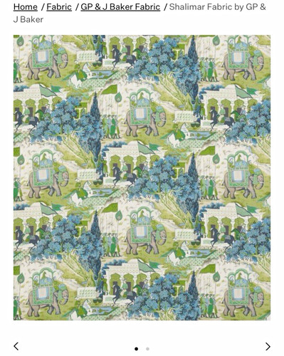 Baker shalimar linen - &,