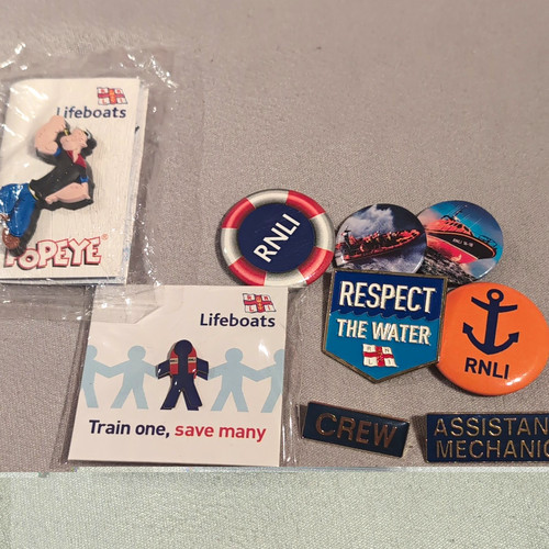 Rnli lifeboats enamel pin - lifeboats,