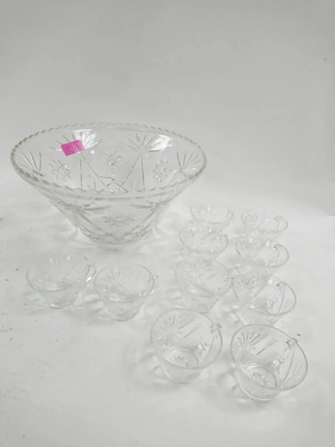 Vintage cut glass - vintage, punch