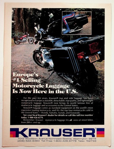 Krauser 1980 vintage - vintage, print