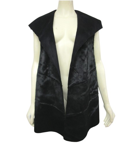 Catherine black faux - black, suede