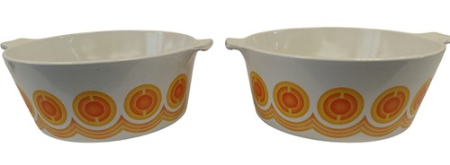 Pyrosil orange mixing - orange, bowls
