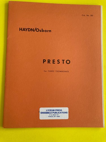 Presto haydn arr g - presto,, haydn,