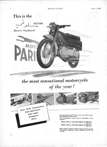 1960 advert for - advert, moto