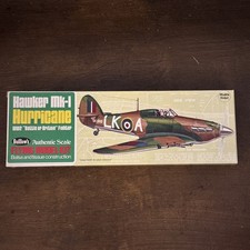 MK 1 Hurricane  Balsa Model