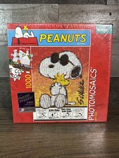 Peanuts Photomosaics / Snoopy Joe Cool / 1000 Piece Puzzle / Buffalo Games / New