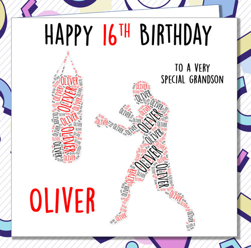 Personalised boys boxing - boys,