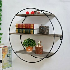 Large round wood floating - large,