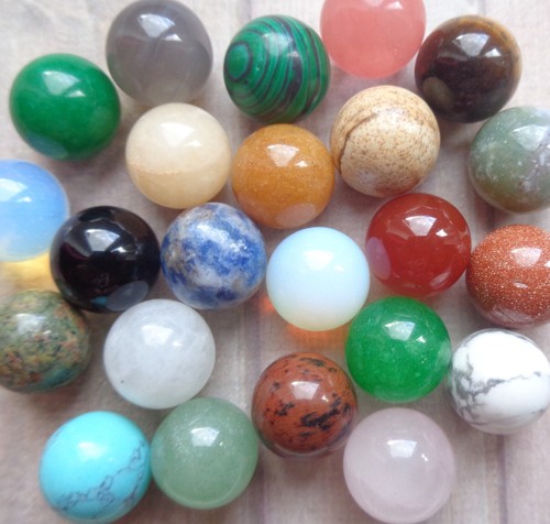Mini 10mm natural gemstone - natural,