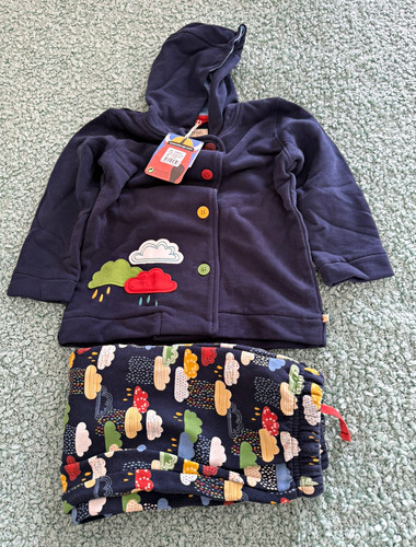 Frugi 2pc outfit set navy - 2pc,