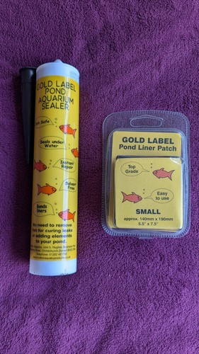 Gold label pond liner repair - pond,