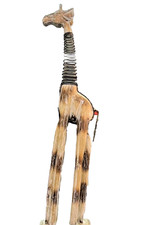 Hand Carved Wooden Giraffe