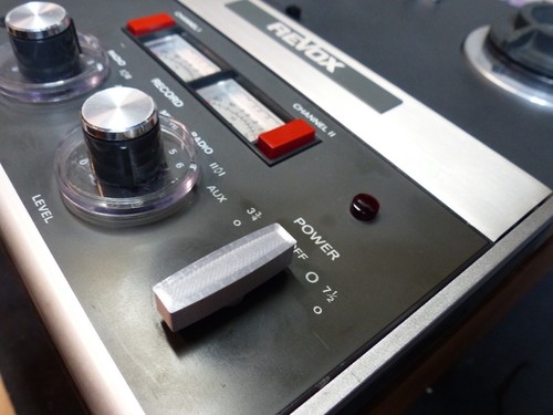 Revox a77 power - power, knob