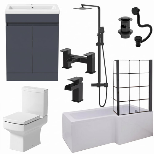 Complete bathroom suite - bathroom,