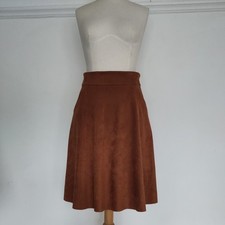 BIBA brown Faux Leather suede