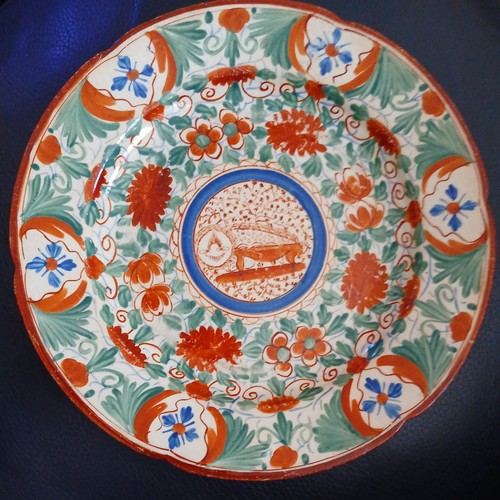 Minton plate crazy - crazy, cow