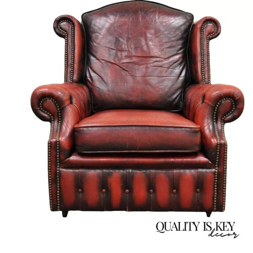 Vintage english chesterfield - vintage,