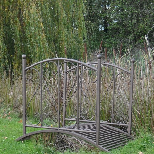 Brown garden bridge - brown,