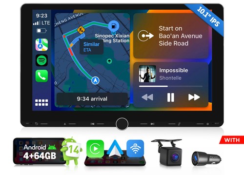 Cam ips double din - 10.1", car