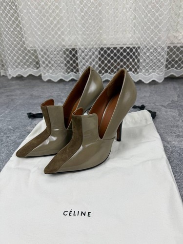 Celine heeled shoes khaki - heeled,