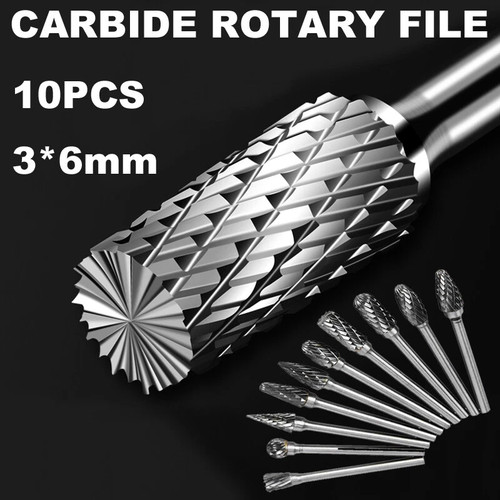 Tungsten carbide burr - burr, rotary