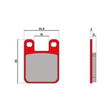 Malossi Brake Pads MHR for