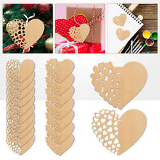 Wooden Hearts Hanging Decorations Valentine's Day DIY Decoration Painting Crafts