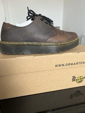 Doc Martens Womens Brown Thurston Lo Crazy Horse Leather Shoes
