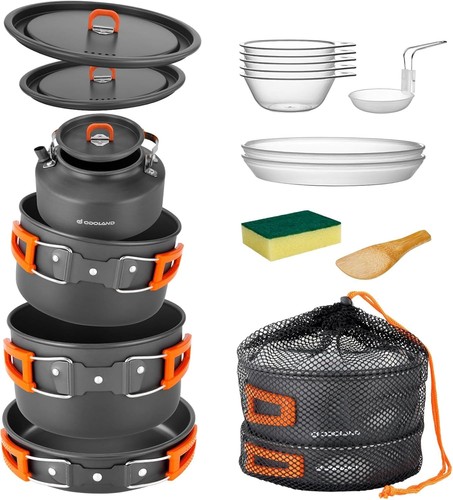 Odoland camping cookware set - odoland,