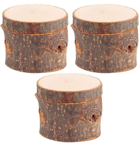 3pcs wood wedding ring - 3pcs,