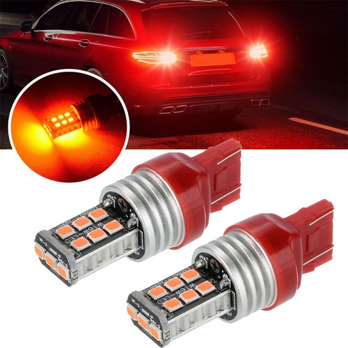 2pcs t20 7443 led - 15, red