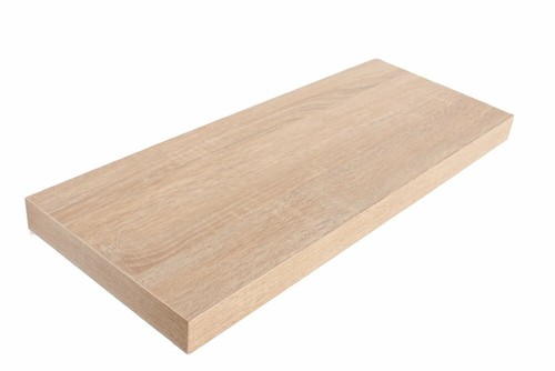 Wood effect floating shelf - wood,