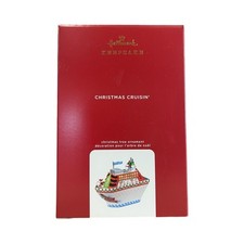 2020 Hallmark Christmas Cruisin' Magic Tree Ornament - Light & Sound Cruise Ship