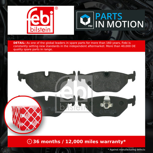 Brake pads set - set, fits