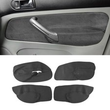 4 Door Door Panel Armrest 4x Suede Cover For Golf 4 MK4 IV Bora Jetta
