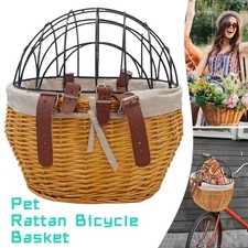 Bike Basket for Dogs and Cats Small Pet Cat Dog Carrier for Shopping Riding