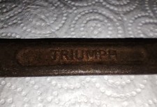 Vintage Triumph Open Ended Spanner NA55 - Measures At 1/2" & 9/16"