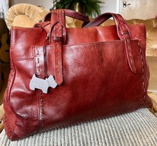 Vintage Radley Red Leather Bag