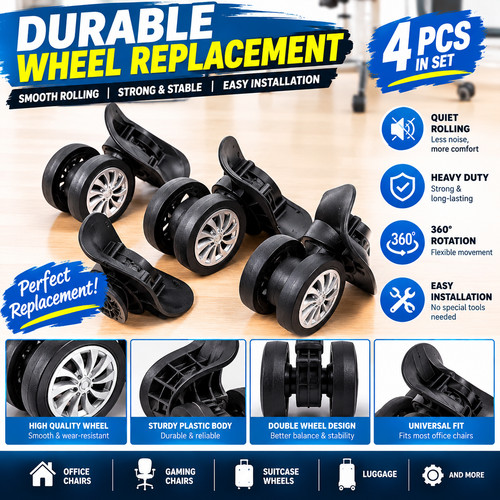 4pcs tripp suitcase - tripp, wheels