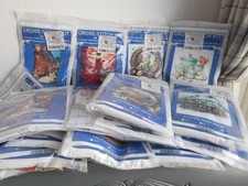 CROSS STITCH KITS ON PRINTED AIDA ~EVERYTHING INCLUDED READ ON~ UPDATED 30/11/25